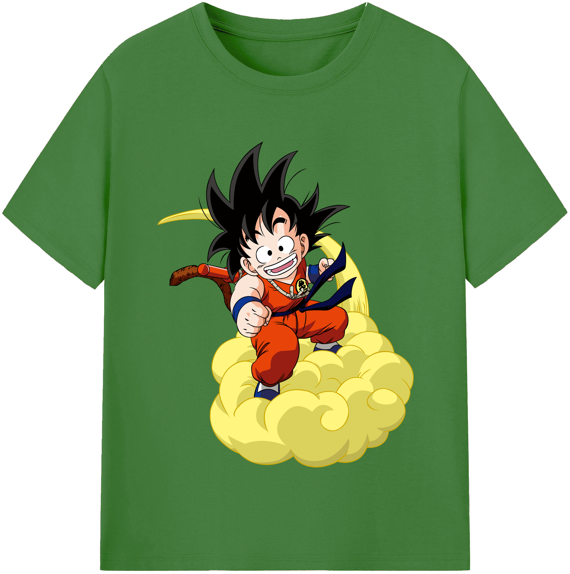 （画像用） ドラゴンボール 孫悟空（そん ごくう）Son Goku カカロット DRAGON BALL Kakarotto レディースカジュアルプリントTシャツ（綿100％）